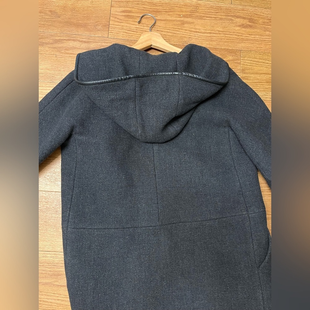 J- Crew Long Coat designed with Stadium cloth by Nello Gori - Size 4P - Picture 13 of 16